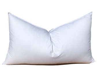 12x14 Synthetic Down Pillow Form Insert for Pillow Sham / Alternative Down Pillow / Faux Down / Made in USA SKU 95 / custom NONREFUNDABLE