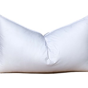 14x36 Synthetic Down Pillow Form Insert for Craft and Pillow Sham / Alternative Down / Faux Down / Rectangle Lumbar Sku 340