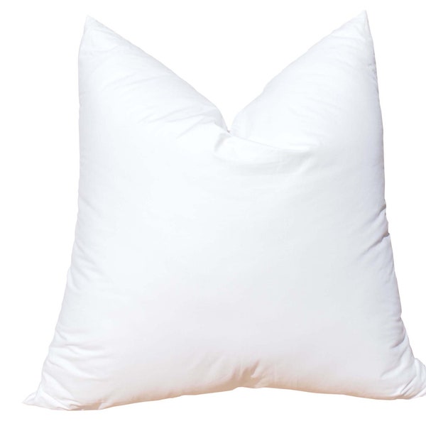 18x18 Synthetic Down Pillow Form Insert for Craft and Pillow Sham / Alternative Down / Micro Denier / Faux Down SKU 180