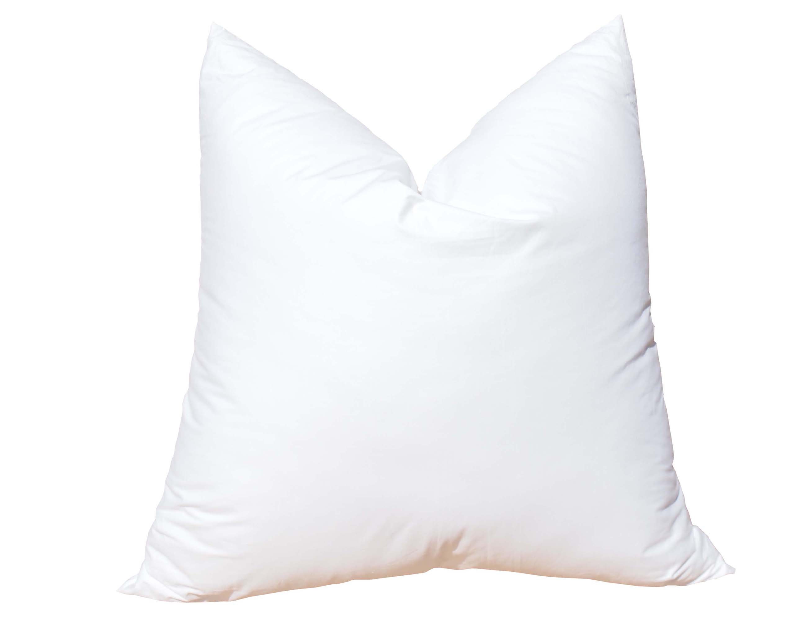 18x18 Synthetic Down Pillow Form Insert for Craft and Pillow Sham