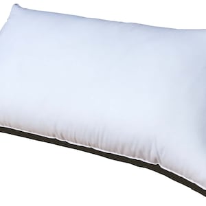 Pillowflex 14x36 Inch synthetic down pillow form insert.  Handmade in the USA.  Ships from Palmetto, Ga. Custom made pillow insert. Lumbar pillow insert, good for bedding, decorative pillow. Ultra soft pillow for bedding. Rectangle pillow for bed.