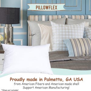 Use as a large rectangle pillow insert or as a king bed pillow. These ultra plush pillows offer great sleeping supports and will also give your linens a fuller appearance.