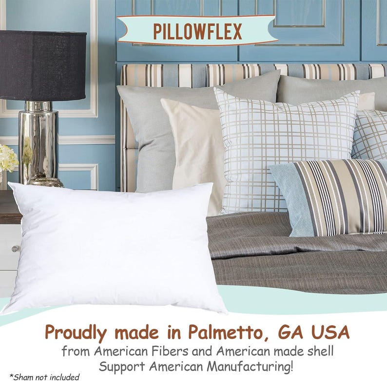 Use as a large rectangle pillow insert or as a king bed pillow. These ultra plush pillows offer great sleeping supports and will also give your linens a fuller appearance.