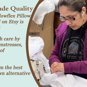 MADE IN USA - Enjoy a relaxing comfort and beautiful decor with one of our pillow inserts.  Made in Palmetto, GA, USA.  Crafted with American sourced fiber & poly-cotton blend shell, offering both comfort & durability. Support American Manufacturing!