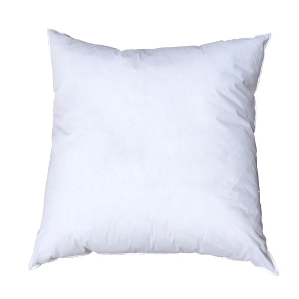 16x16 Pillow Insert / Machine Washable / Square Accent Form for Throw Sham