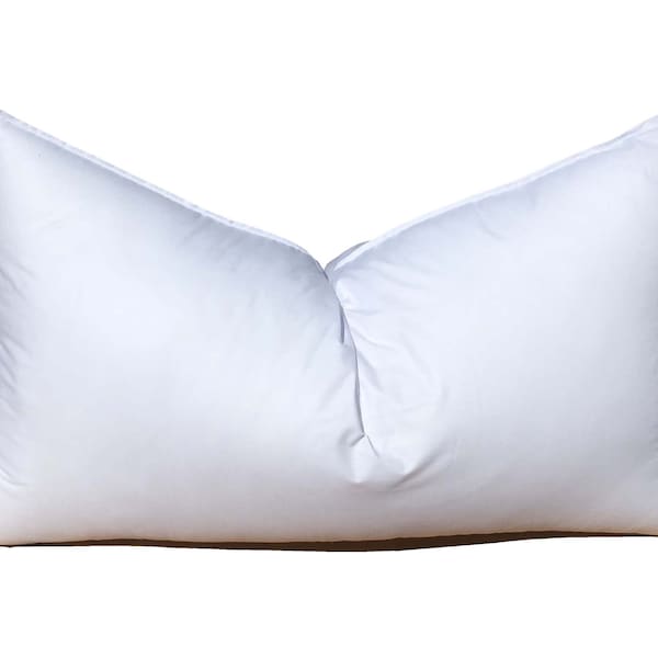 12x20 Synthetic Down Pillow Form Insert for Craft and Pillow Sham / Alternative Down / Micro Denier / Faux Down SKU 130