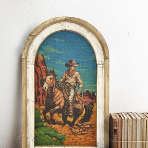 Western Wall Decor | 14&quot; x 22&quot; | Equestrian Wall Art | Cowboy Decor | Southwestern Art | Wild West | Retro