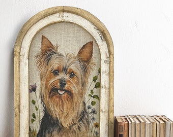 Yorkshire Terrier Framed Art Print | Watercolor Yorkshire Terrier Gift | Handmade Framed Dog Art | Gift for Yorkshire Terrier Lover |