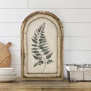 Green Fern Wall Decor | Farmhouse Decor | Rustic Decoration | Spring Botanicals