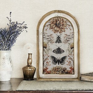 Eclectic Wall Decor | 14&quot; x 22&quot; | Insect Framed Art Print | Bohemian Wall Hanging | Eclectic Decor | Whimsical Butterflies & Moths