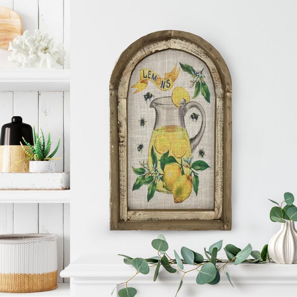 Lemon Wall Art Etsy