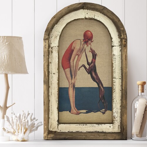 Swimming Wall Art 14 X 22 Bathroom Decor Etsy