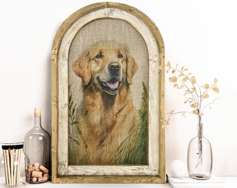 Labrador Retriever Framed Art Print | Watercolor Labrador Retriever Gift | Handmade Framed Dog Art | Gift for Labrador Retriever Lover |
