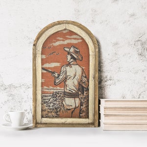 Framed Western Print | 14&quot; x 22&quot; | Hunting Wall Decor I Western Decor I Southwestern Art I Wild West I Retro