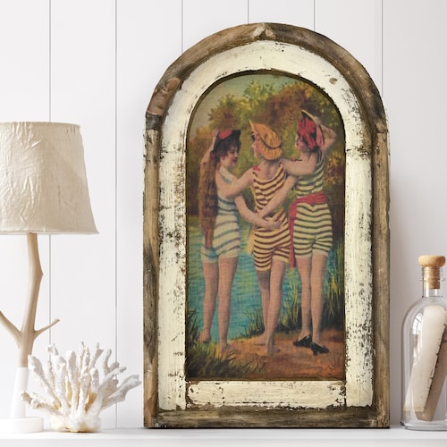 Swimming Wall Art 14 X 22 Bathroom Decor Etsy