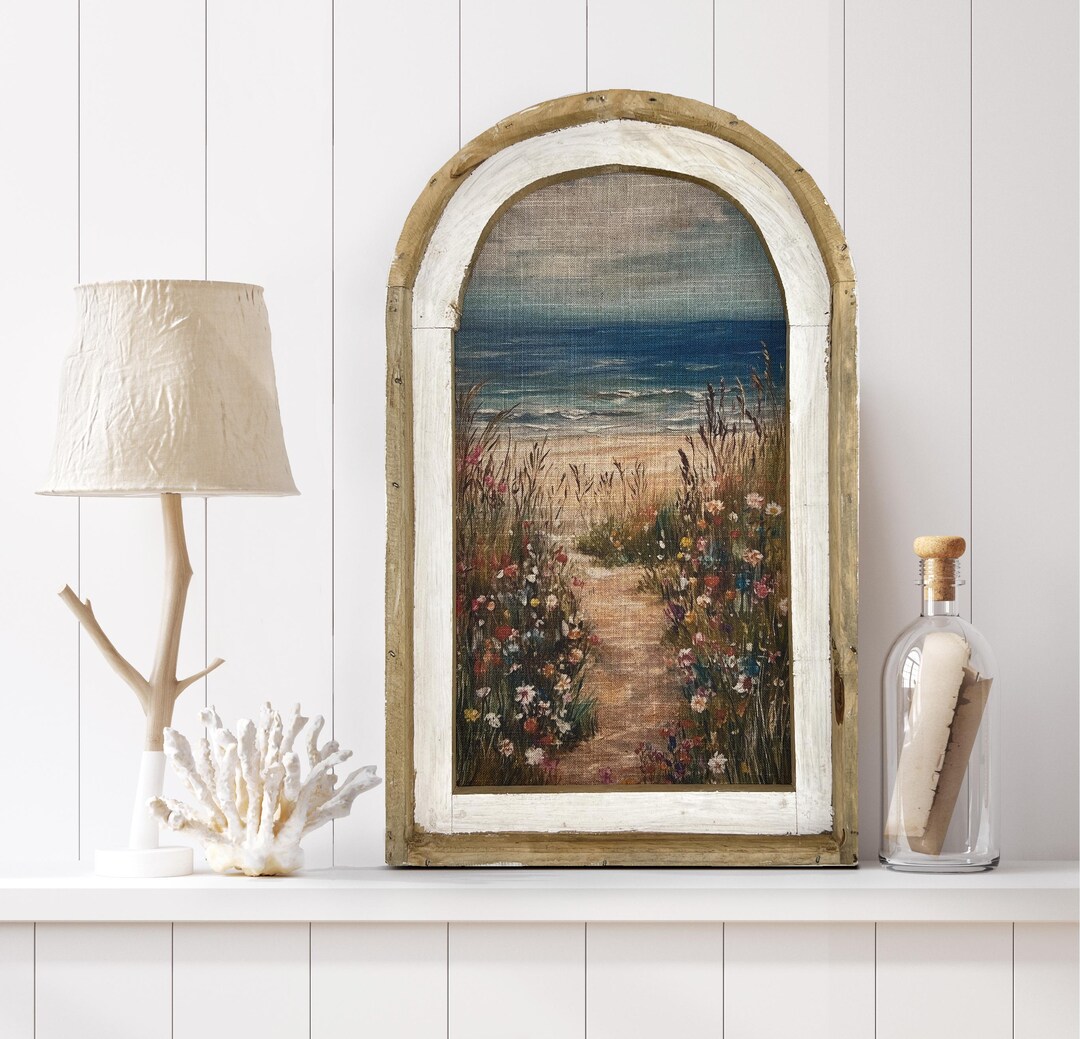 Beach House Art | Coastal Wall Decor | Bathroom Wall Decor | Bright ...