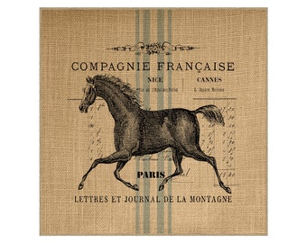 Printed Burlap Panels 