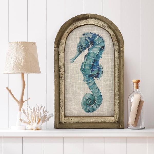 Seahorse Wall Art Etsy