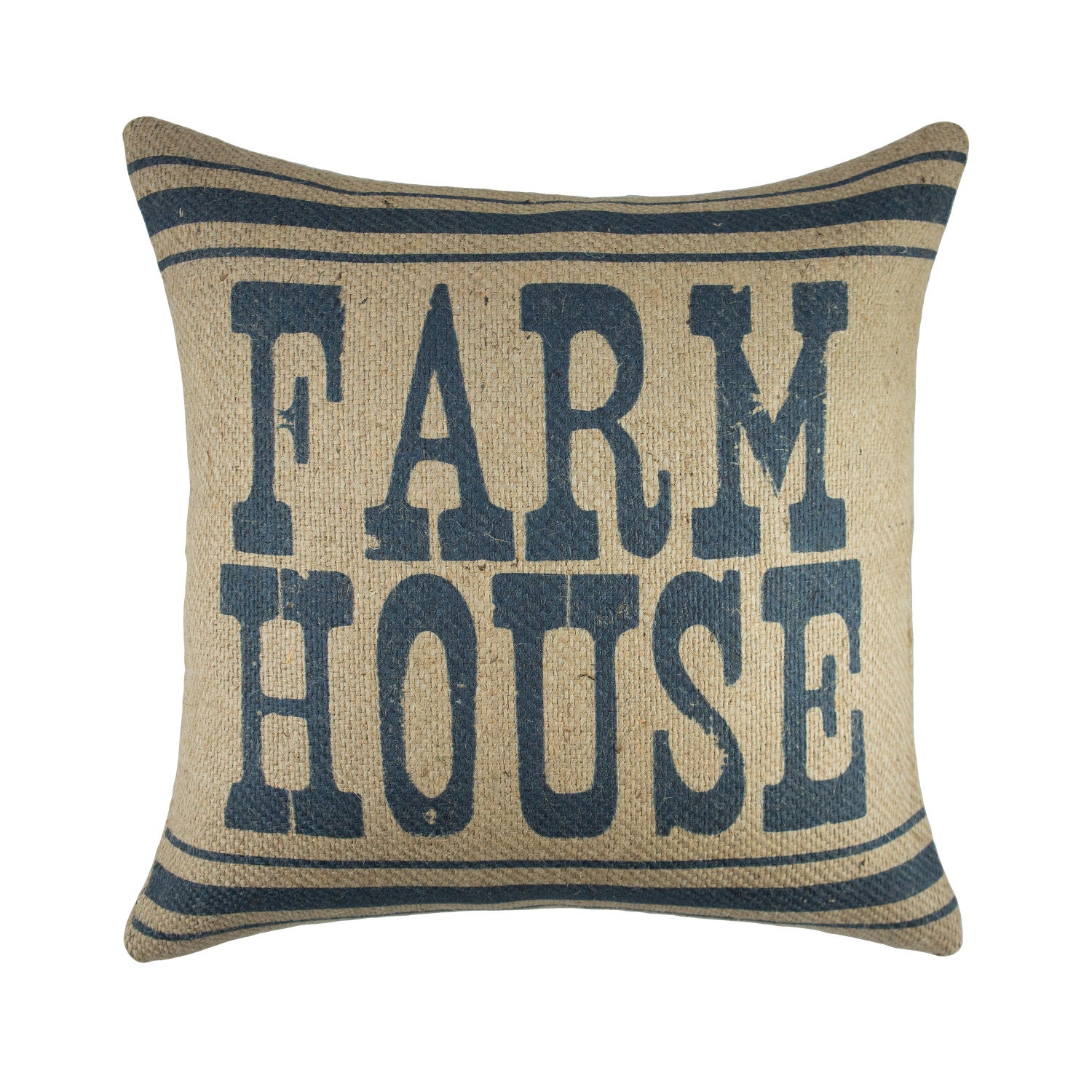 Farm House Pillow Rustic Burlap Pillow Decorative Southern ... Farm House Pillow Rustic Burlap Pillow Decorative Southern