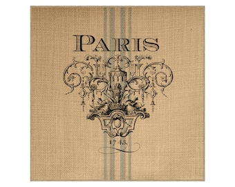 Printed Burlap Panels 