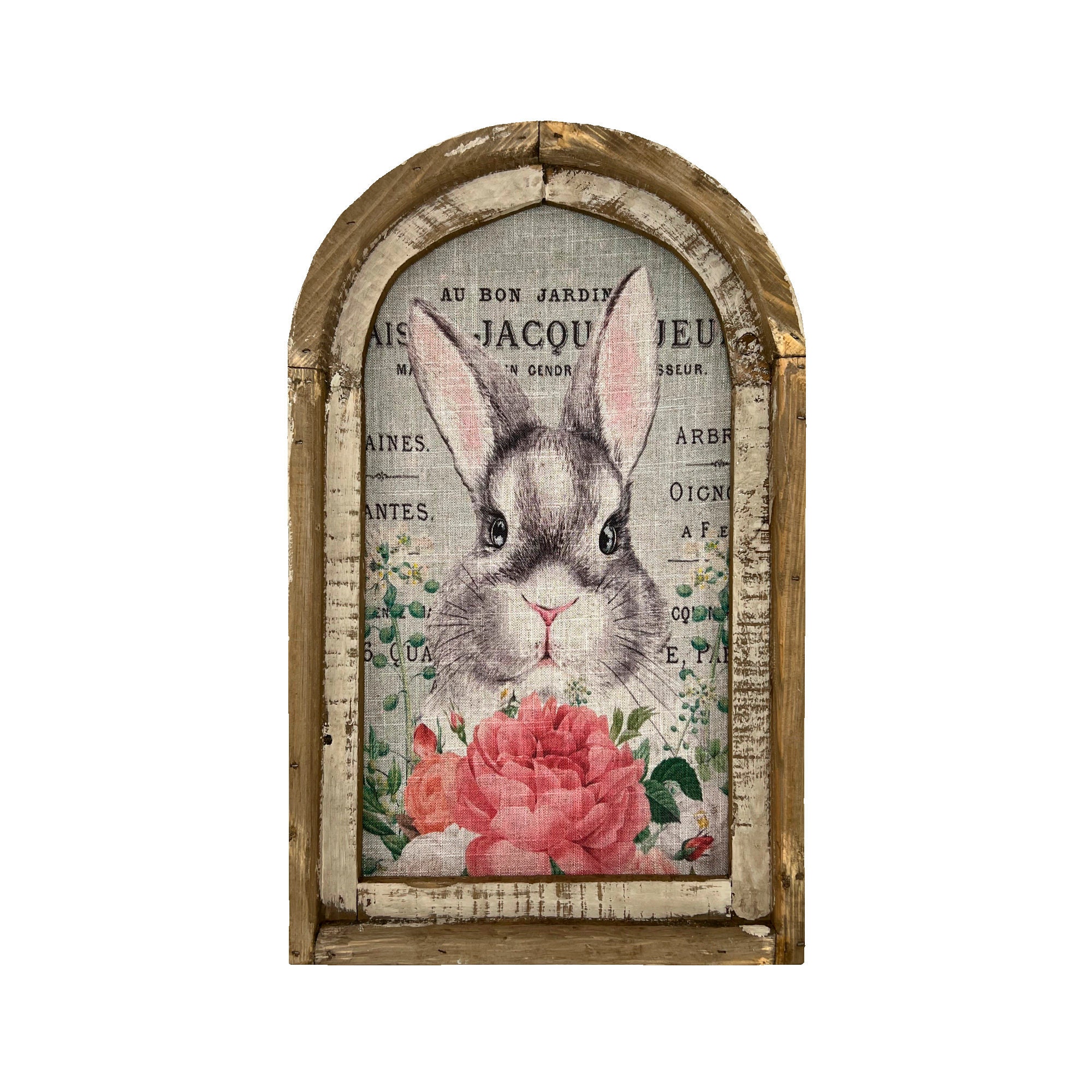 Easter Bunny Wall Decor 14 x 22 Rabbit Wall Art I Nursery Wall