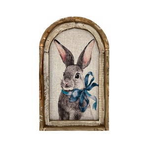 Mr. Rabbit Wall Decor | 14" x 22" | Rabbit Wall Art I Nursery Wall Decor I Bunny Art I