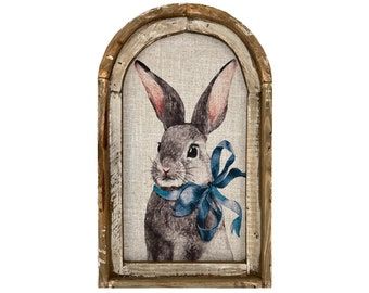 Mr. Rabbit Wall Decor | 14" x 22" | Rabbit Wall Art I Nursery Wall Decor I Bunny Art I