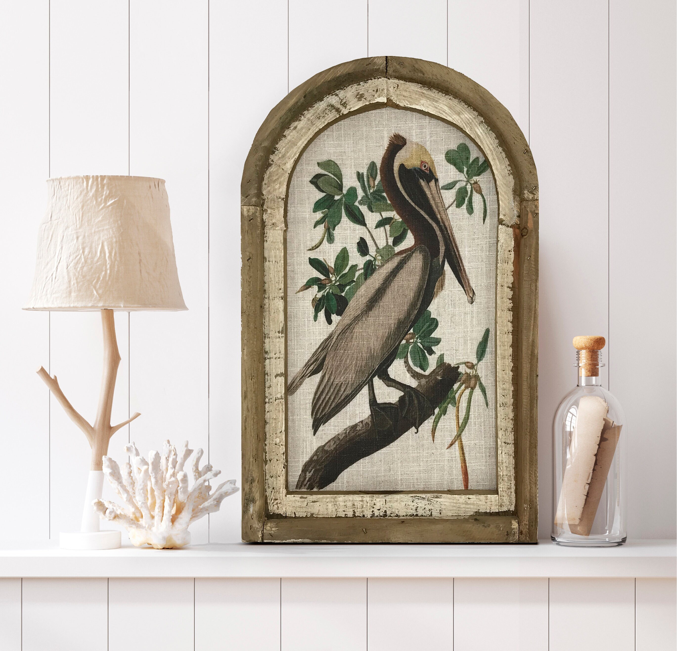 Pelican Wall Art 14 X 22 Bathroom Decor Etsy 日本