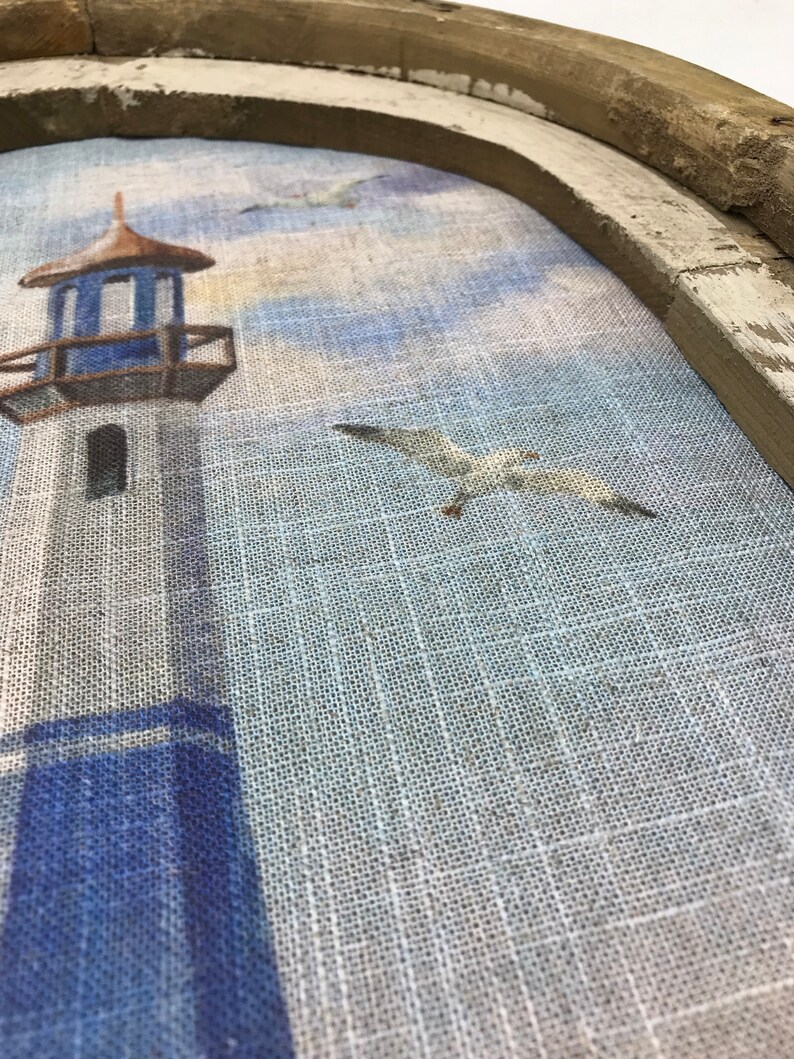 Lighthouse Wall Art 14 X 22 Coastal Bathroom Etsy