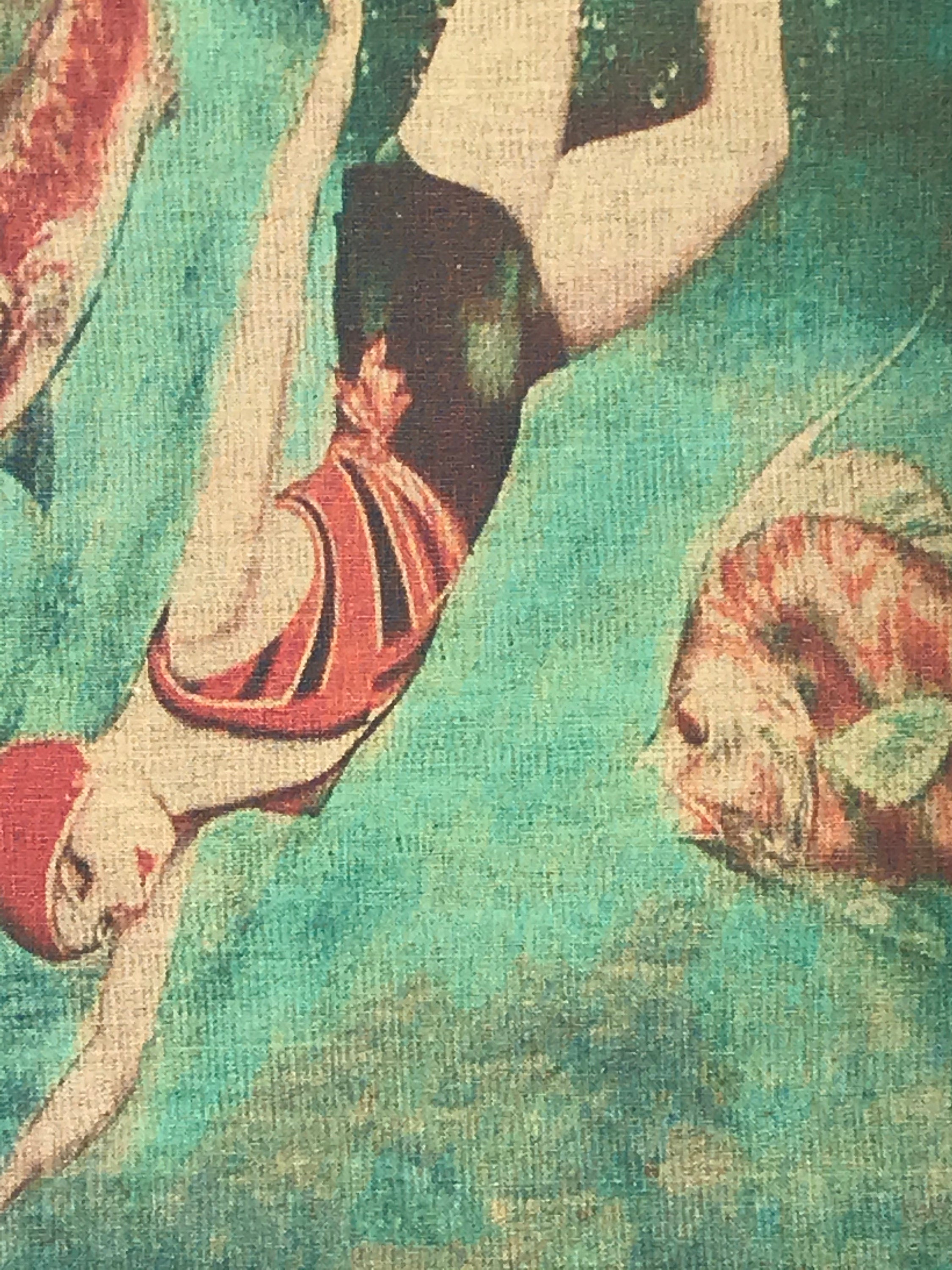 Swimming Wall Art | 14 x 22 | Arch Window Frame | Linen Wall Hanging