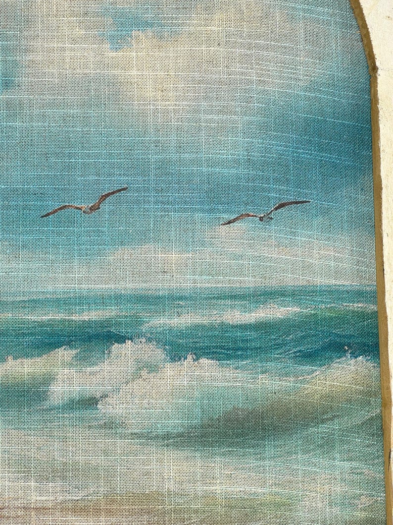 Seagull Wall Art | 14" x 22" | Coastal Bathroom Decor | Coastal Wall Decor I Florida Home Decor image 7