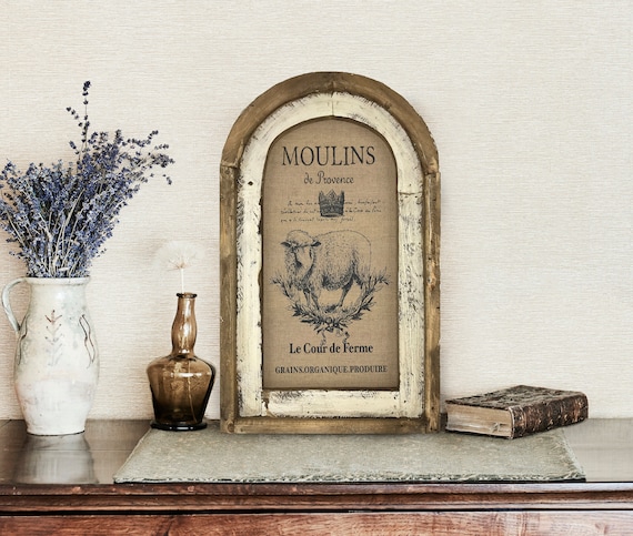 French Farmhouse Decor | 14" x 22" | Sheep Wall Art I Farm Decor
