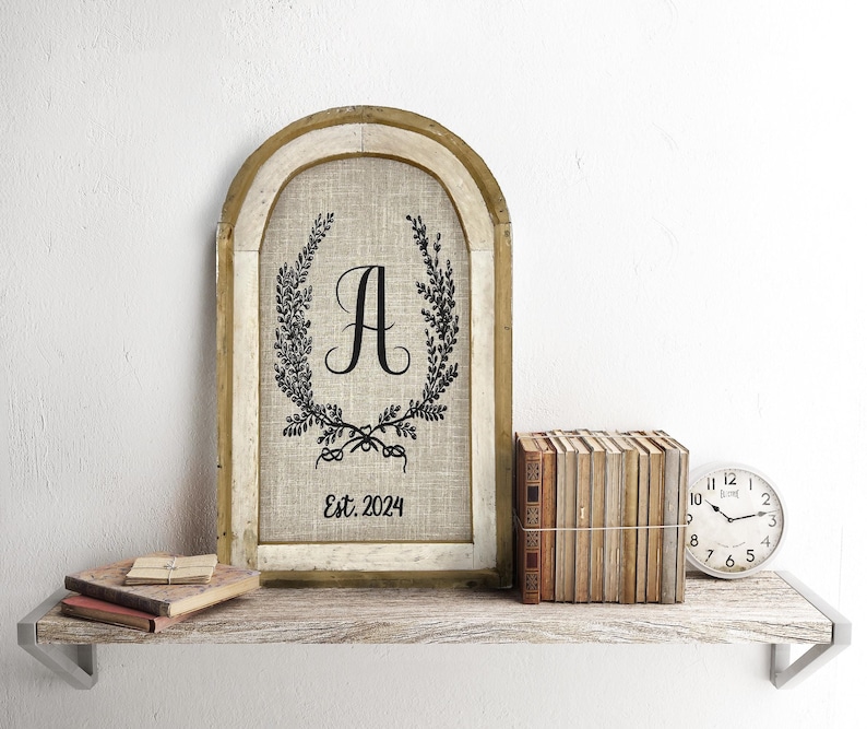 Personalized Monogram Sign | Custom Wooden Monogram | Perfect for Weddings, Anniversaries, Housewarmings | Handmade Rustic Decor |