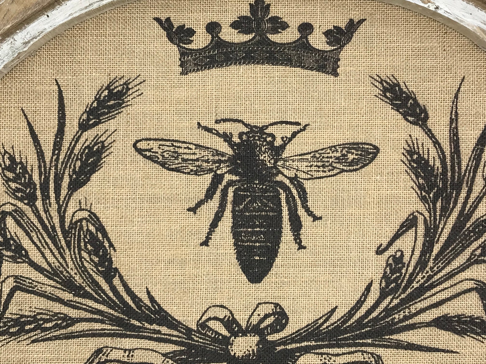 Queen Bee Wall Art 30 X 18 Arch Window Frame Etsy