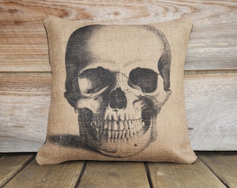 Skull Pillow Pillow, Halloween Decoration, Spooky, Porch, Trick or Treat, Party Decor