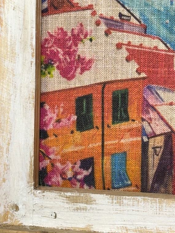 イタリアンアート SalvadoriArte #アートフレーム#壁掛けオブジェ Cinque Terre Wall Decor | Coastal Wall Decor | Vernazza, Italy