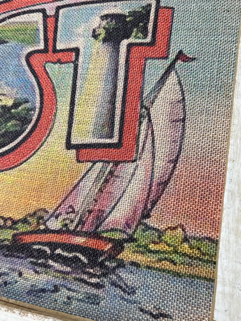 Gulf Coast Wall Art 24 X 36 Window Frame Etsy