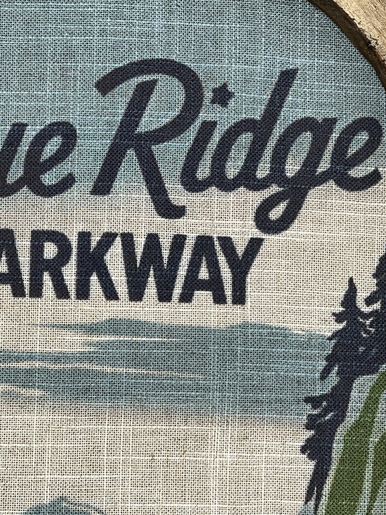 Blue Ridge Cool Lettering Blue Ridge Parkway Wall Decor | 14