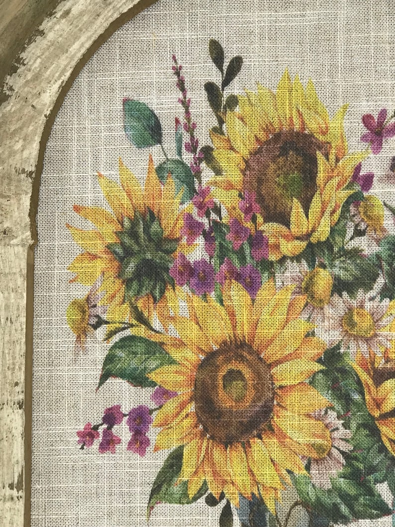 Sunflower Wall Art 14 x 22 Kitchen Wall Hanging Farmhouse Decor 画像 9