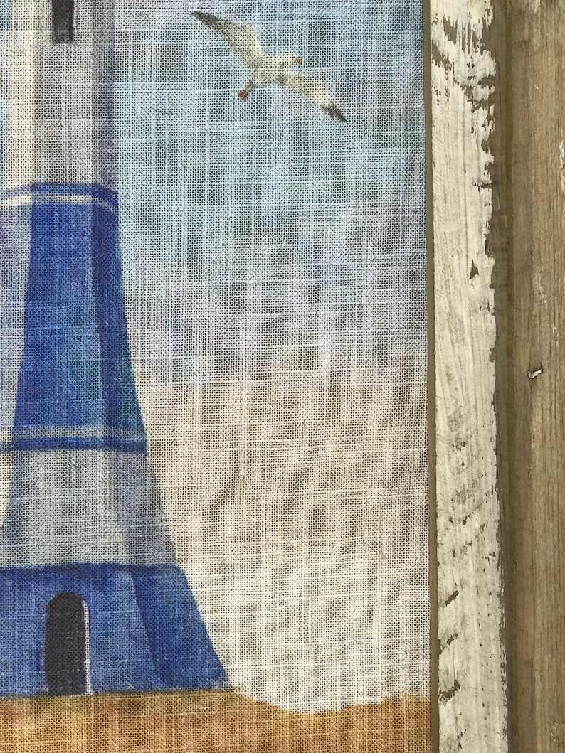 Lighthouse Wall Art 14 X 22 Coastal Bathroom Etsy