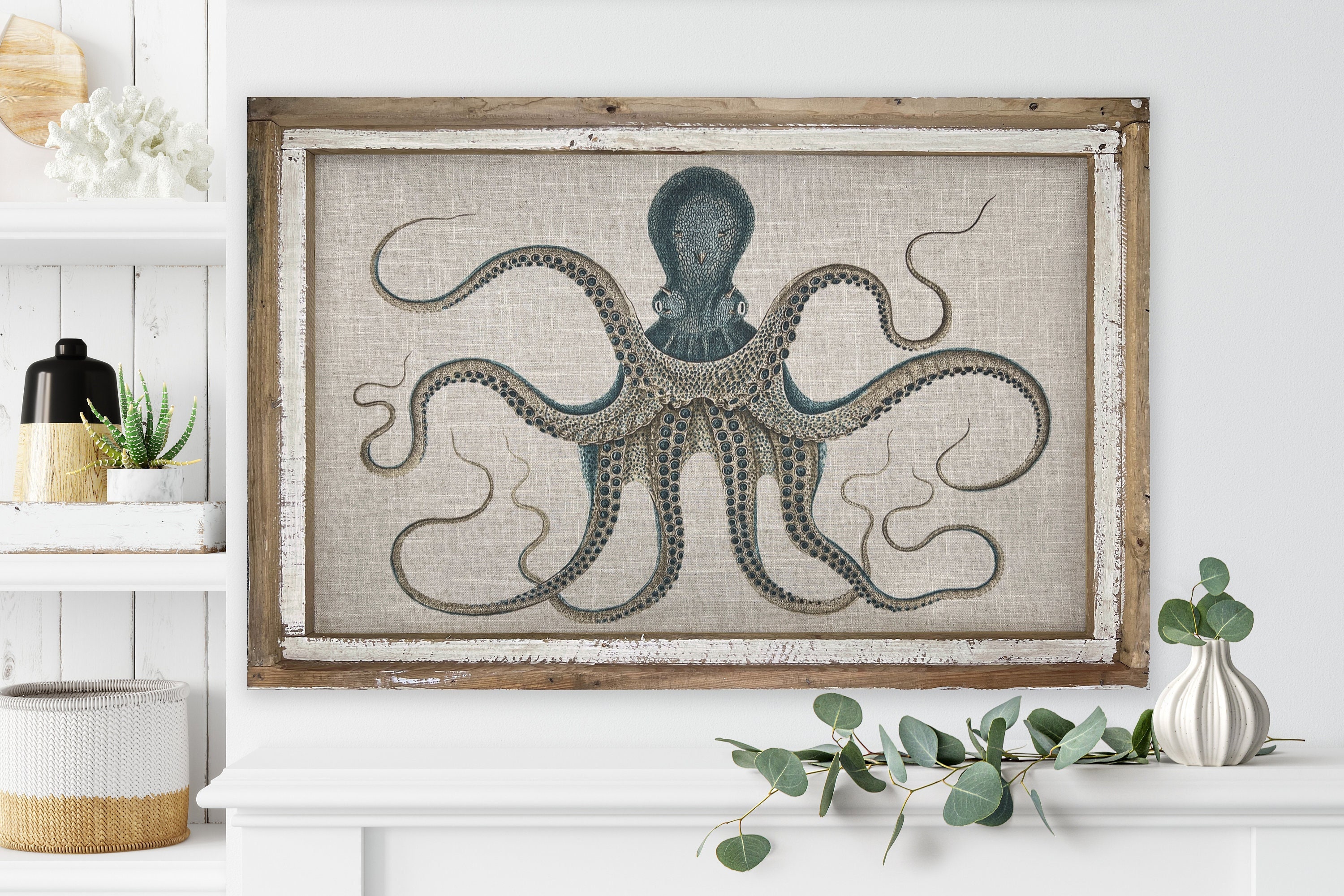 Octopus Surfboard - Etsy
