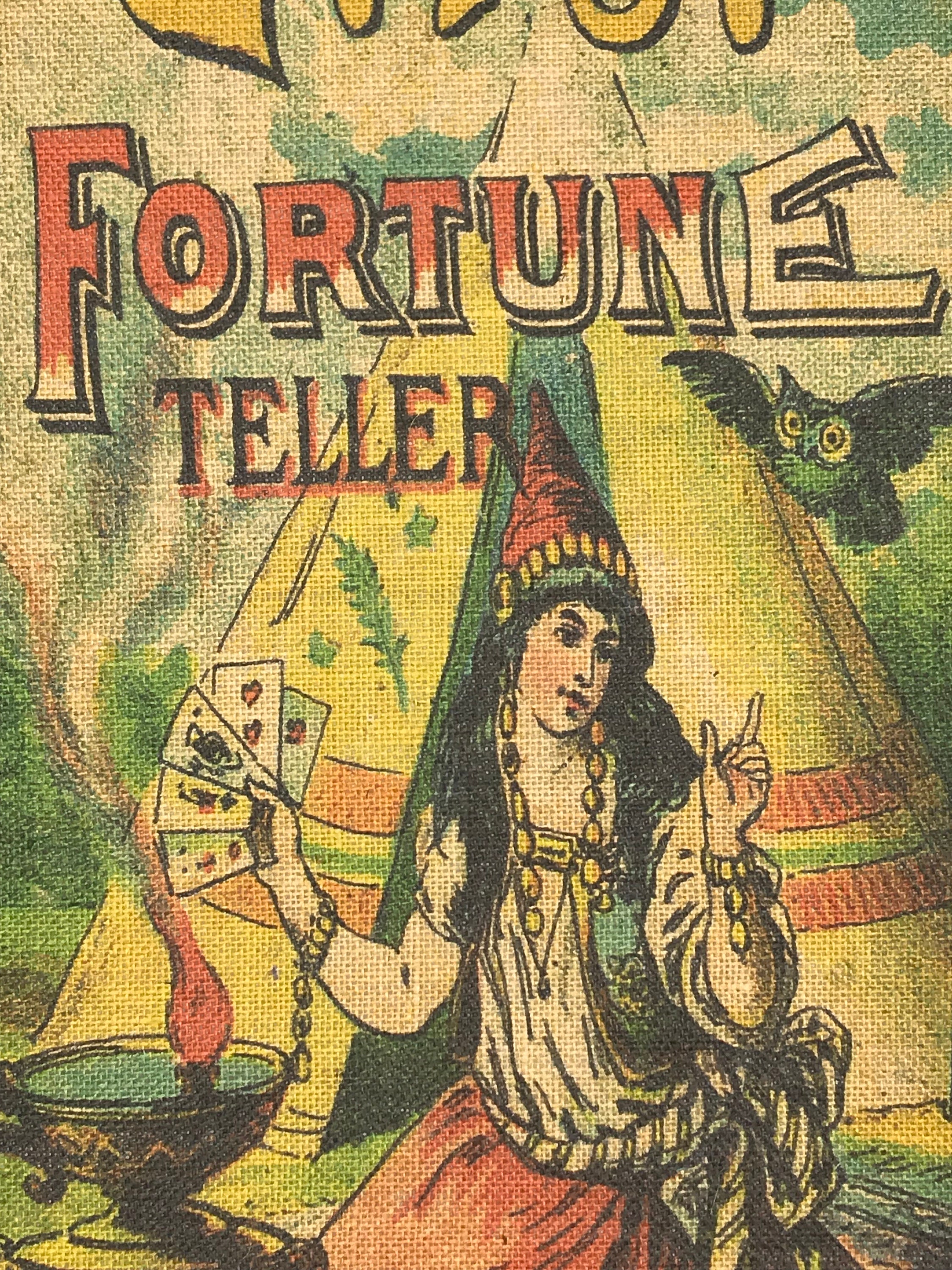 Fortune Teller Wall Art 18 x 30 Arch Window Frame