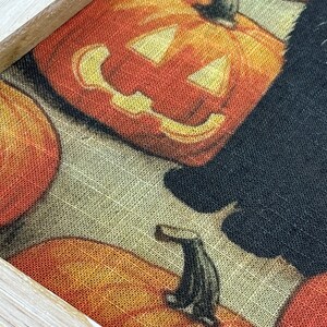 Black Cat Wall Decor | Halloween Decor | Spooky Pumpkin Art | Gothic ...