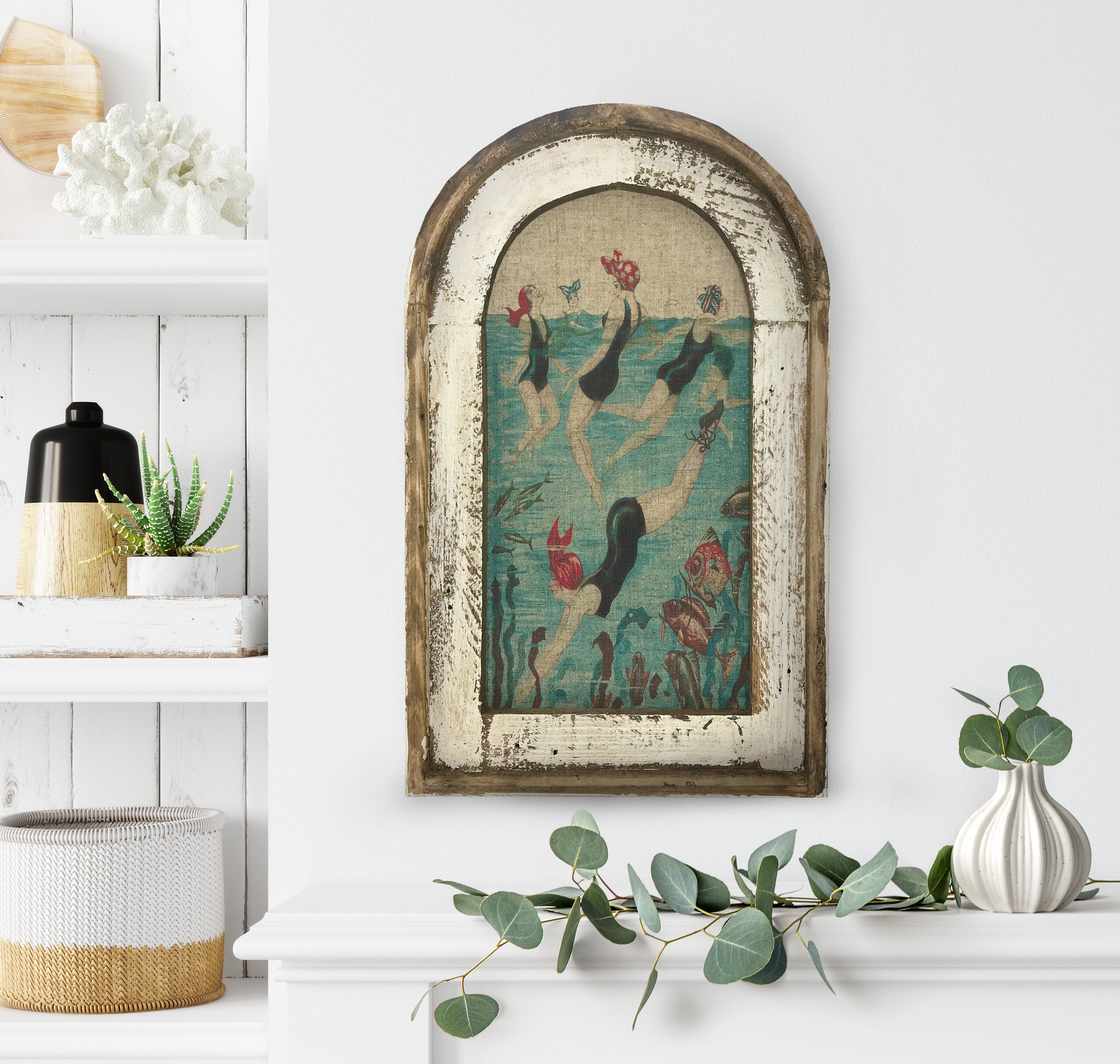 洋書 WALL ELEMENTS ART WALL Amazon.com: artvisual Textured Mountain Landscape Wall Art