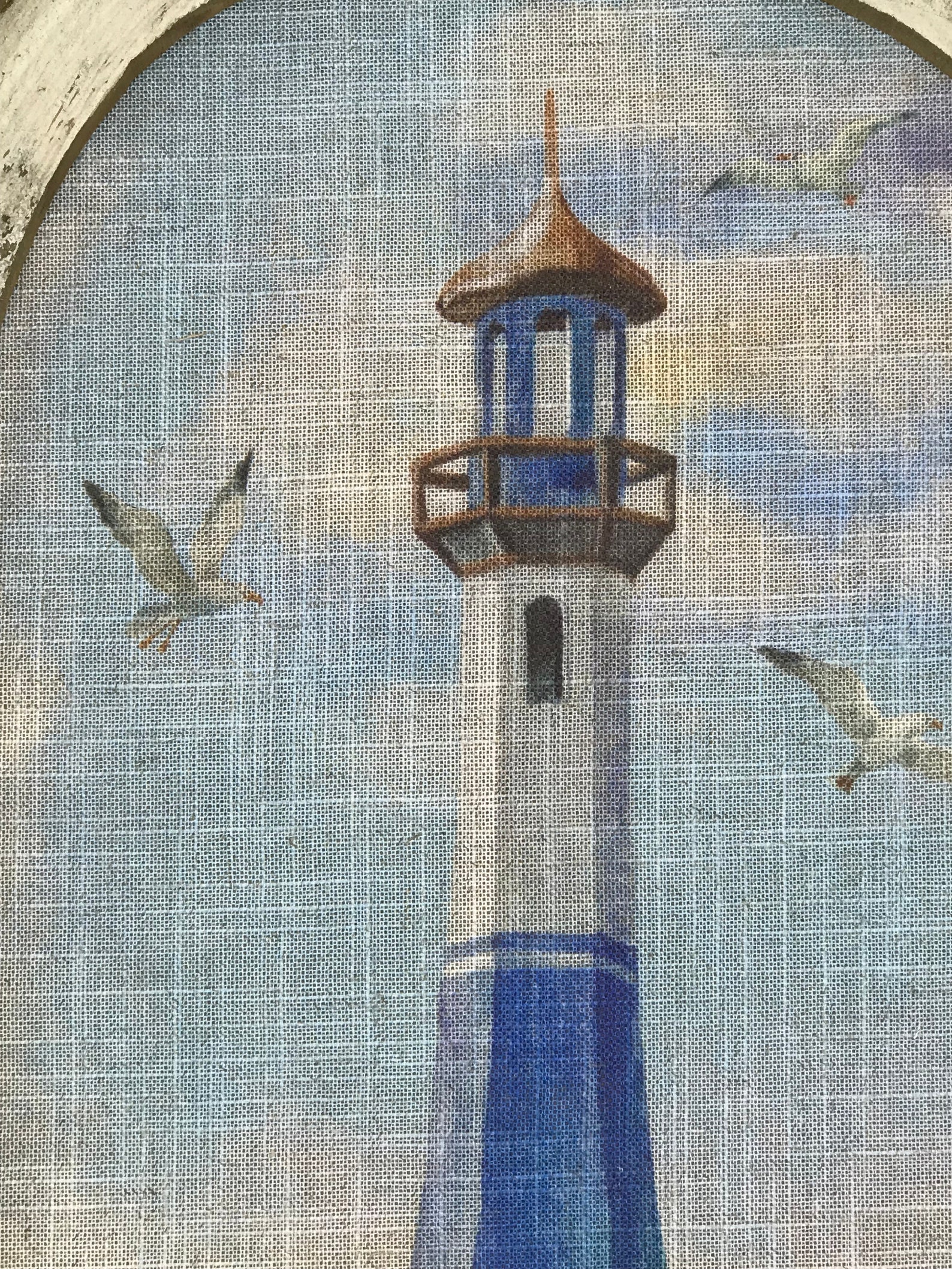 Lighthouse Wall Art 14 X 22 Coastal Bathroom - Etsy