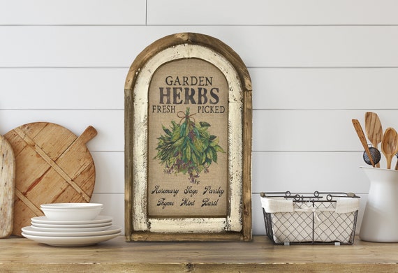 Rustic 3D Herbs Tin Sign Outdoor Yard Herb Garden Farmhouse Kitchen Wall Decor Rustic 3D Herbs Tin Sign Outdoor Yard Herb Garden Farmhouse Kitchen Wall Decor