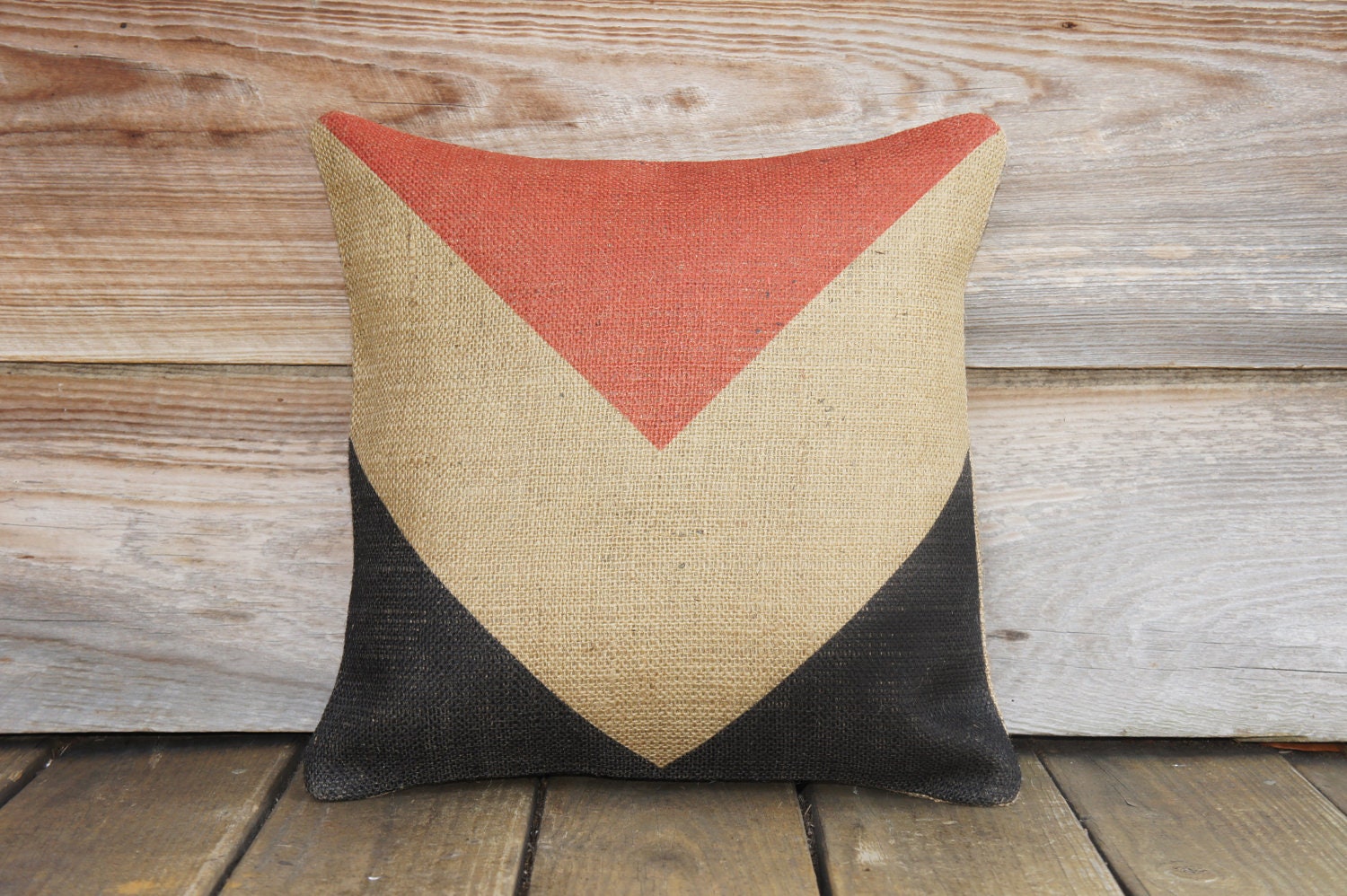 Chevron Pillow Decorative Throw Pillow Red Beige Black Etsy
