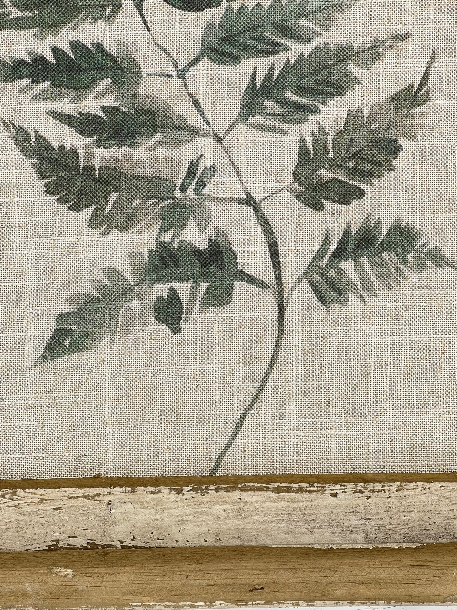 Green Fern Wall Decor Farmhouse Decor Rustic Decoration Etsy