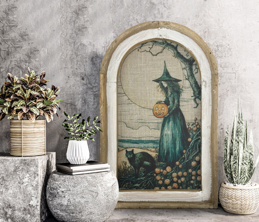 Witchy Wall Art | Halloween Decor | Farmhouse Wall Art | Gothic Wall Decor | Eclectic Tarot ...