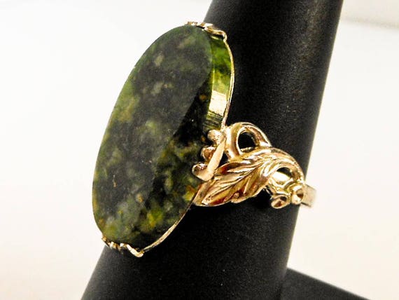 Clark & Coombs Sterling Jade  Ring  Sterling Silv… - image 7